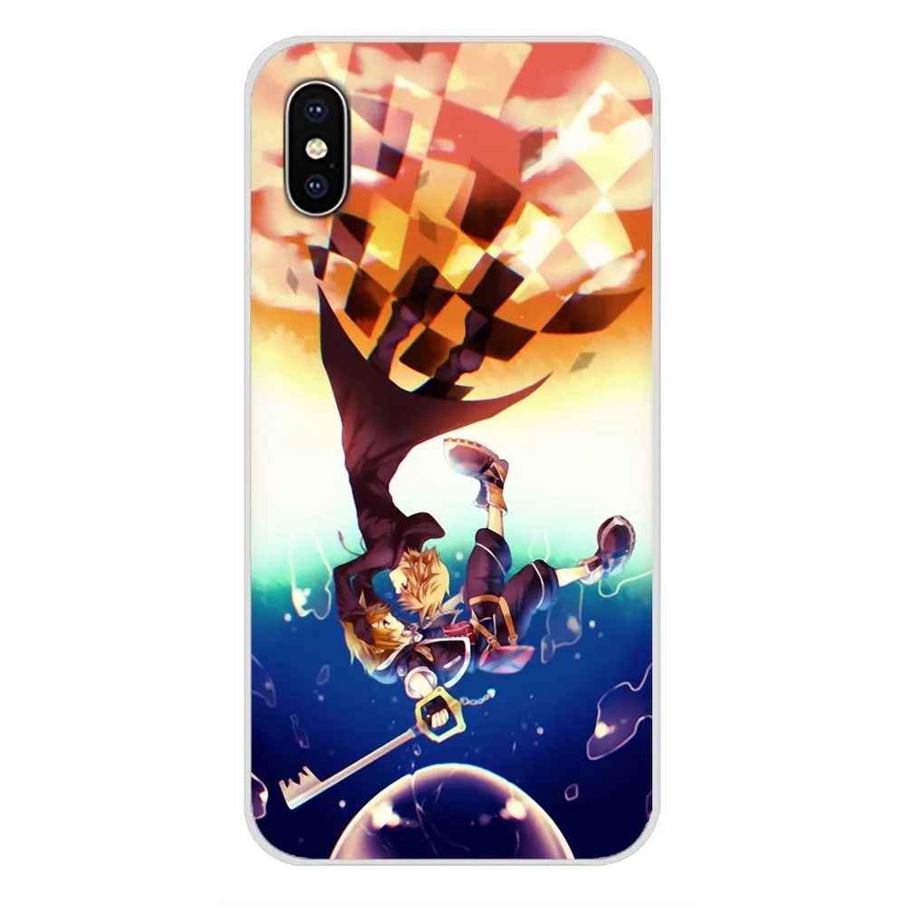 Аниме Kingdom Hearts витражное Стекло комиксов кожаный чехол для телефона samsung A10 A30 A40 A50
