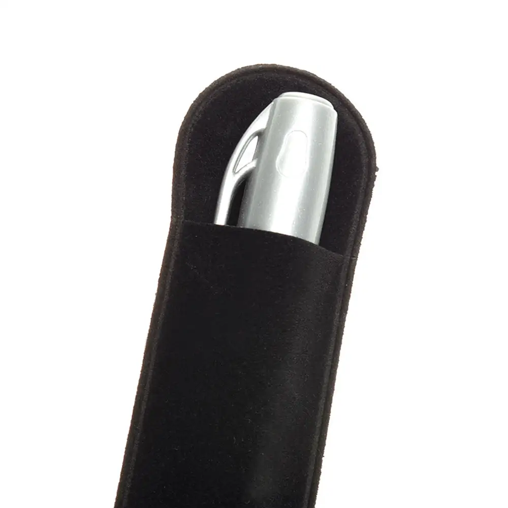 Черная ткань для флокирования мешок карандаша перьевая ручка Чехол