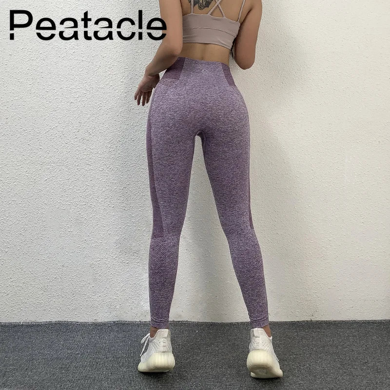 Peatacle легинсы спортивные женские штаны для фитнеса или йоги Высокая талия спортивная одежда для зала Lulu лайкра Девушки энергии бесшовные леггинсы