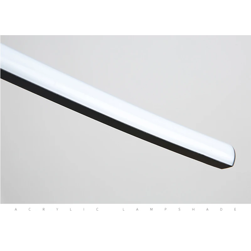 

Modern Simple Line shape Aluminum Pendant Lights For Living room Dining room Bedroom Study Creative Linear LED lamp