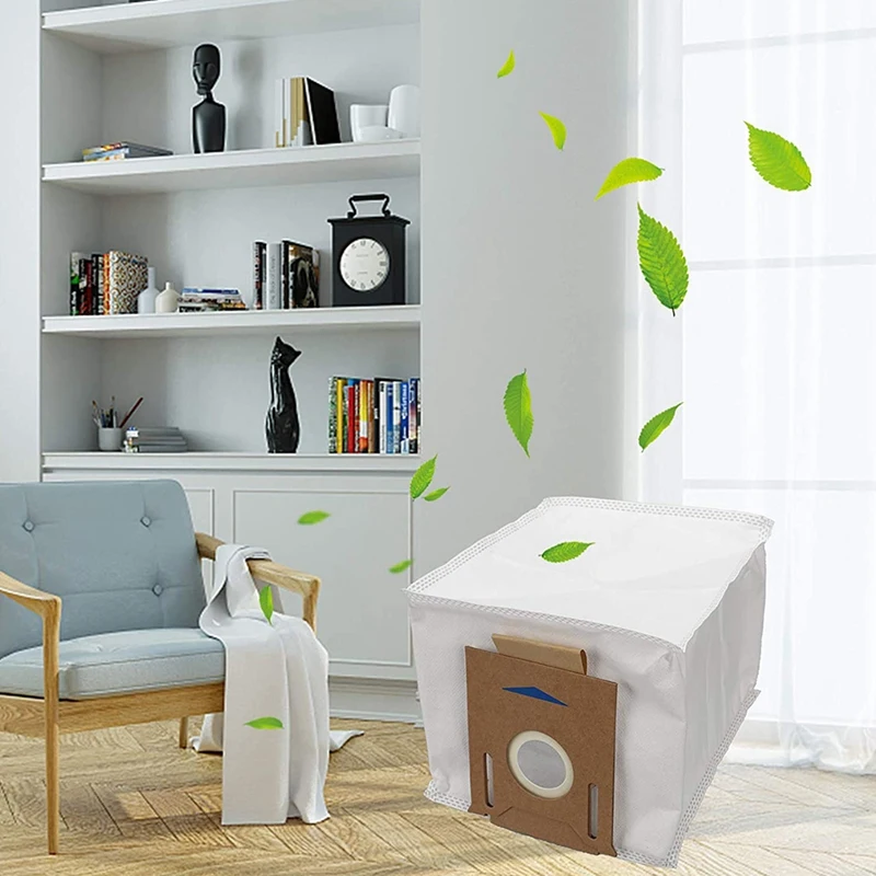 

10 Pack Replacement Vacuum Filter Bags for Ecovacs DEEBOT OZMO T8 AIVI T8 Max and T8 Series Robot Vacuum Cleaner