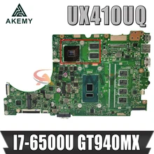 UX310UV Laptop Motherboard For ASUS UX410UQ (14 inch) UX410U UX310U Original Mainboard 8GB-RAM I7-6500U GT940MX-2GB