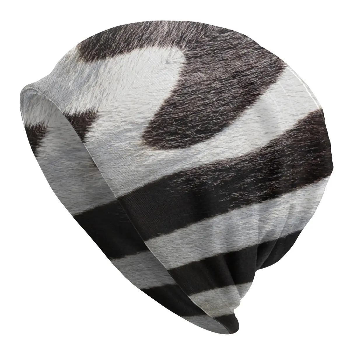 

Zebra Print Animal Skin Cap Goth Street Skullies Beanies Hats Unisex Adult Summer Warm Head Wrap Bonnet Knitted Hat