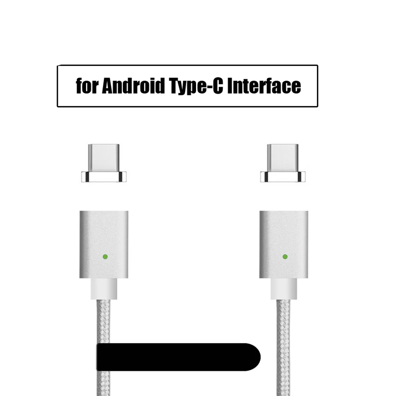 1m 2.4A usb type C Магнитный кабель для Xiaomi 6 5 Mix2 Mix 5S/plus 5c Note2 5x Note3 MAX2 Smartisan OS M1/L U2 Pro