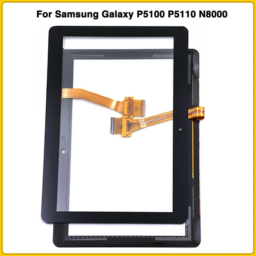 Сенсорный экран для samsung Galaxy Tab 2 GT-P5100 P5100 P5110 N8000 10,1 ''Сенсорная панель дигитайзер Сенсорная ЖК-Панель переднее стекло