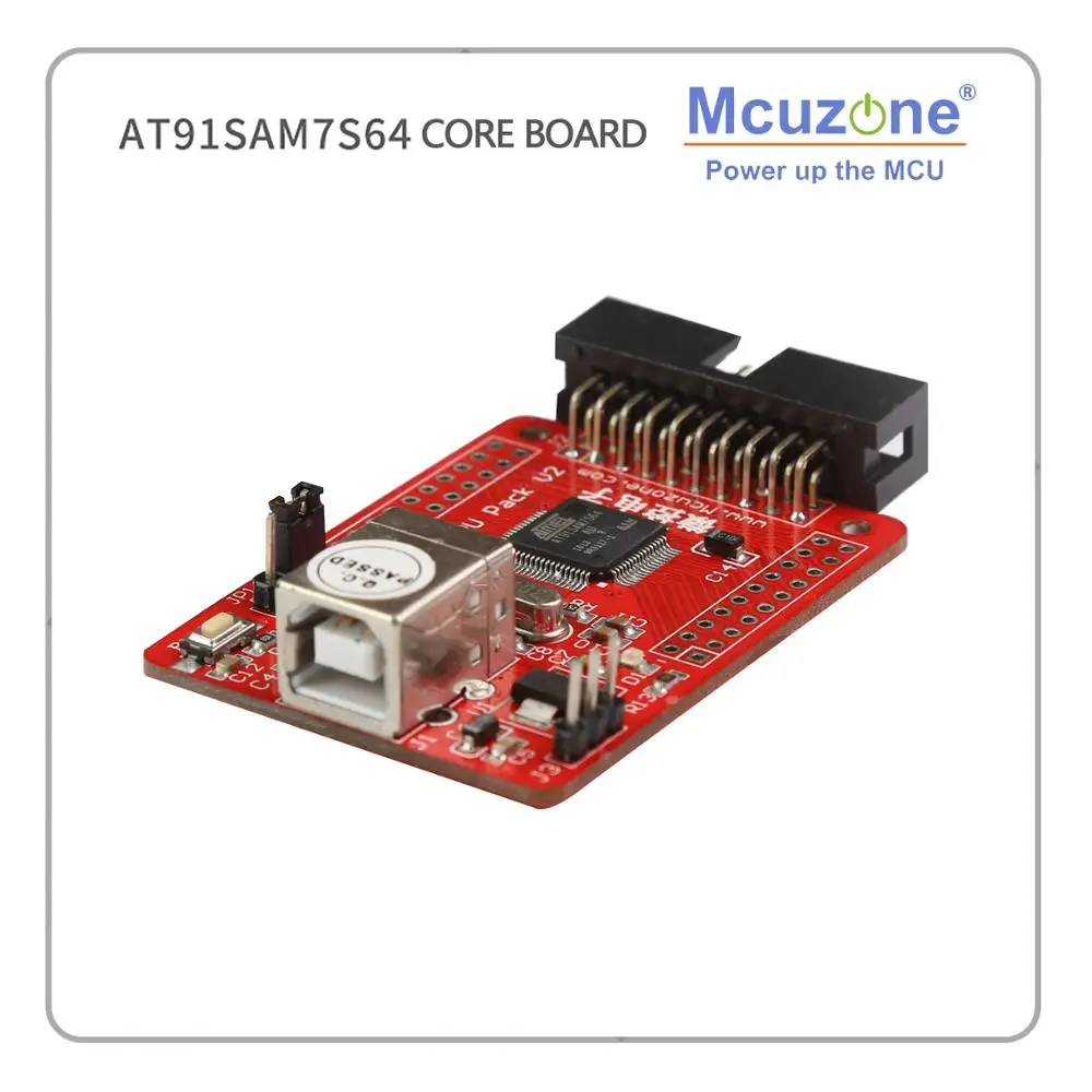 AT91SAM7S64 мини плата ARM7 SAM7S JTAG USB ATMEL микрочип | Компьютеры и офис