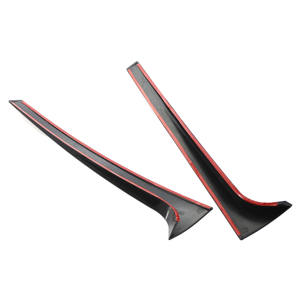 2 шт. автомобильный спойлер на заднее окно боковой Canard ABS накладка-сплиттер для Skoda
