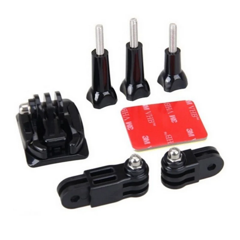 Изогнутый клейкий боковой адаптер для шлема комплект съемки на шлем GoPro Hero 7 6 5 4 3