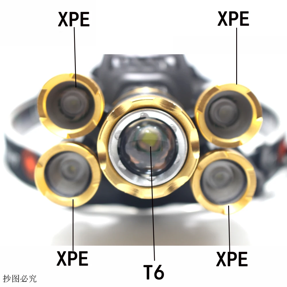 8000лм светодиодный налобный фонарь XML-T6+ Q5 ZOOM головной светильник вспышка светильник налобный фонарь 18650 батарея для наружного охоты светильник ing рыболовный светильник