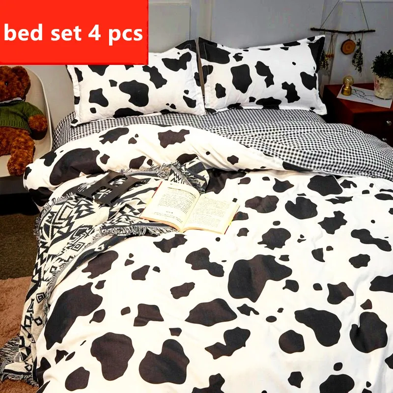 

2020 Home Textiles New Bedding Set Bedclothes include Duvet Cover Bed Sheet Pillowcase Comforter Bedding Sets Bed Linen 4 pcs