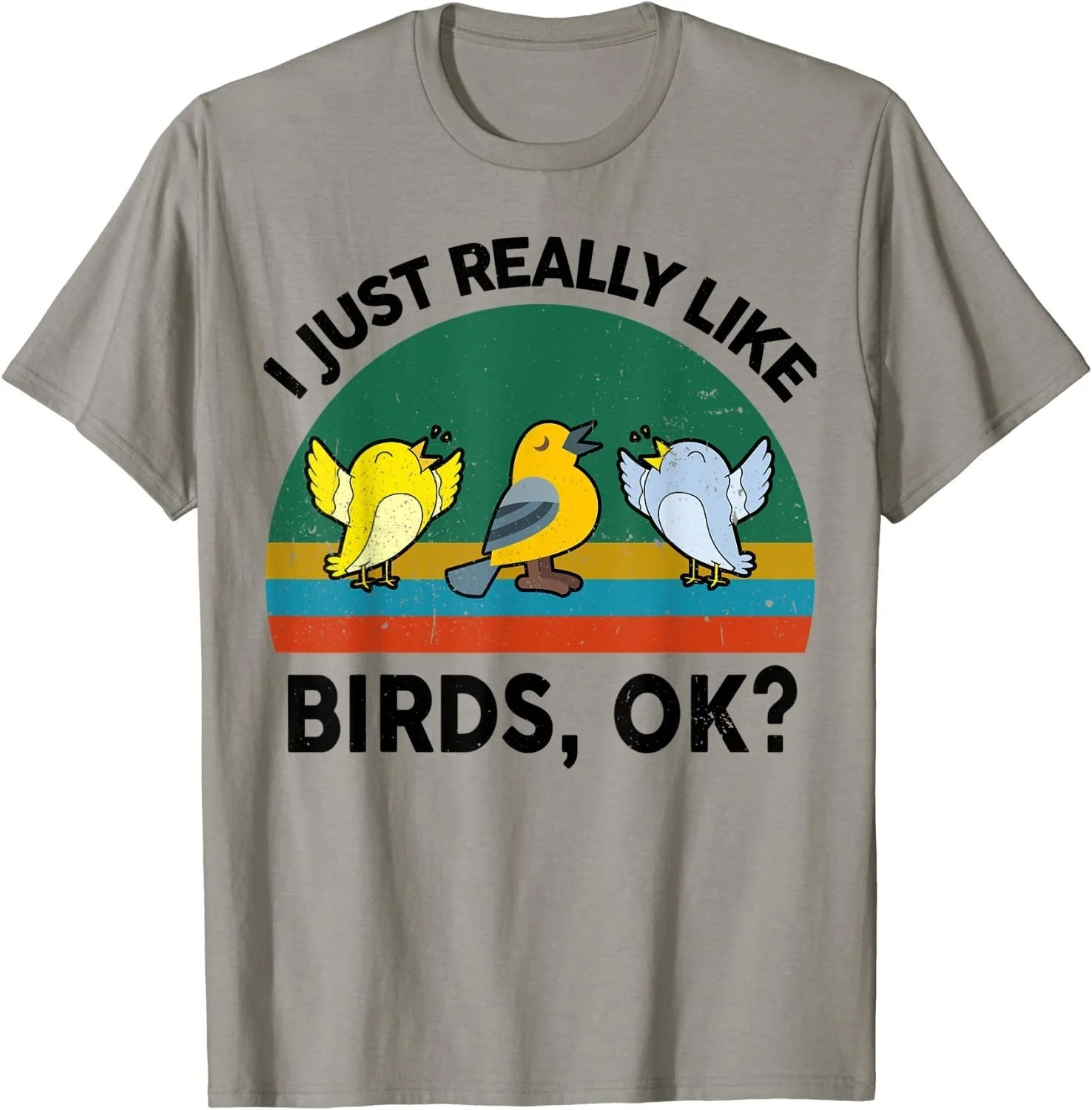 

Забавная Мужская футболка «Я просто люблю птиц»
