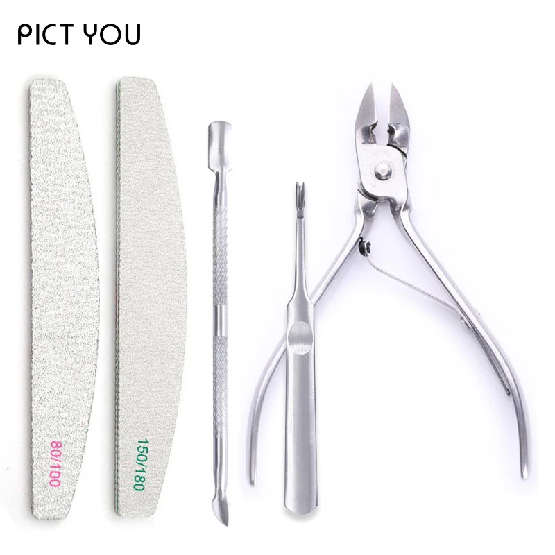 Инструменты для отшелушивания ногтей пилка инструмент кутикулы ложка толкатель