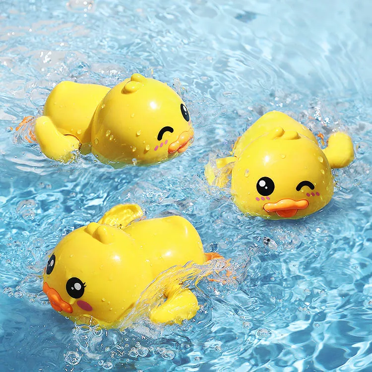 Симпатичная желтая утка летняя Ванная комната для душа детская плавательная