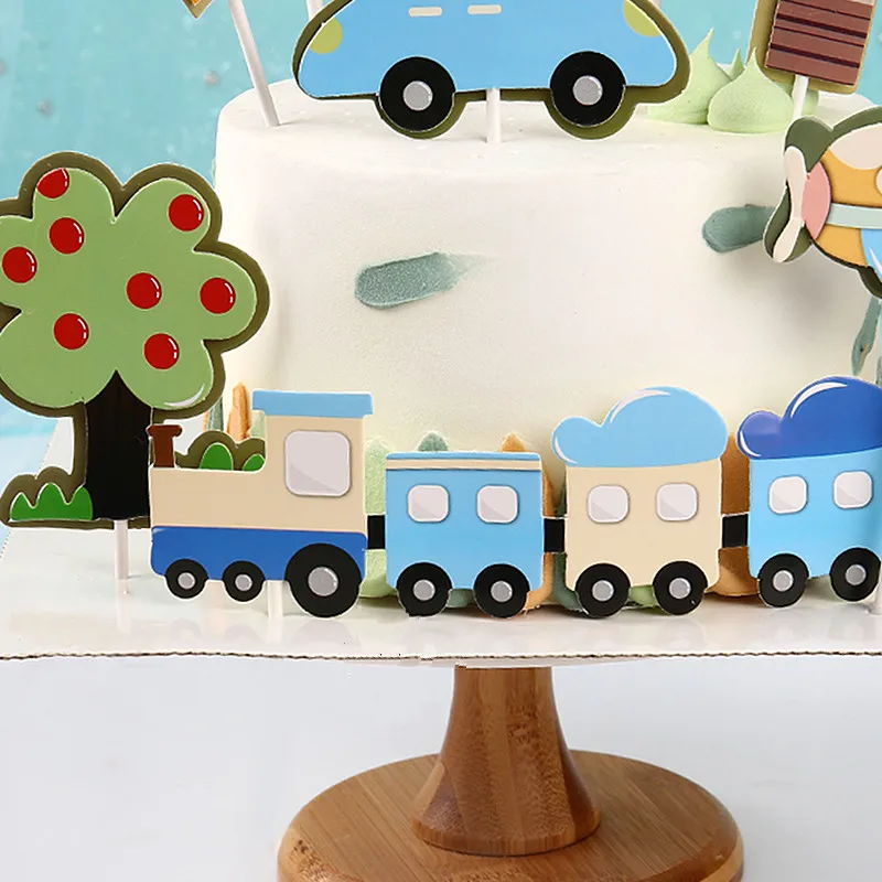 Топпер для торта С Днем Рождения украшение украшения дня рождения торт Декор