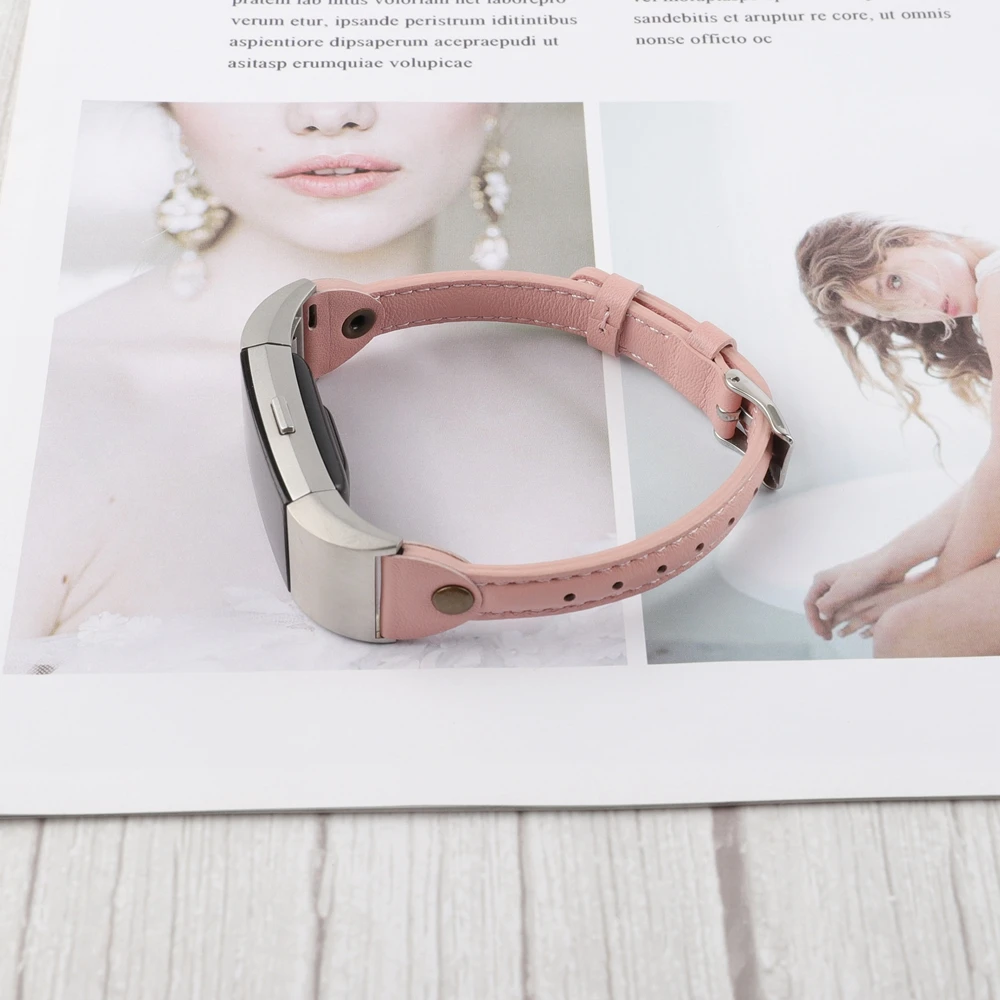 Тонкий кожаный ремешок для часов Fitbit Charge 2 сменный Браслет T-типа Srap зарядки часа