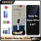 Оригинальный ЖК-дисплей 6,67 дюйма для Xiaomi Redmi Note 9s Note9s, сенсорный экран с цифровым преобразователем для Redmi Note 9 Pro Note9Pro