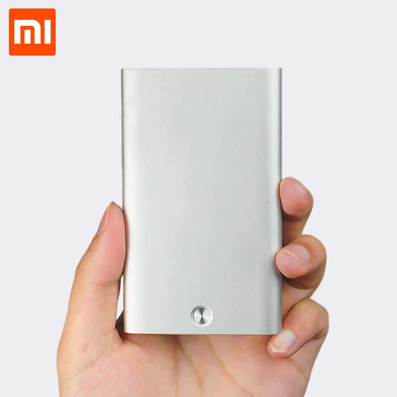 Silver Xiaomi MIIW набор карт Автоматическая всплывающая рамка открытки Mijia металлический кошелек ID портативный банк для хранения карт карта - Цвет: Silver