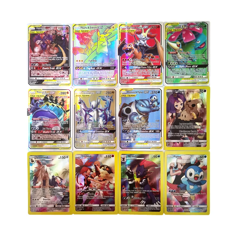 Карты Pokemon V GX EX MEGA Лидер продаж карта со вспышкой Shinny карточная игра игрушка