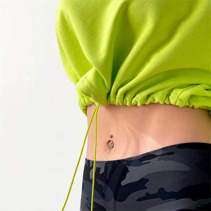 Спортивный свитер KE женская короткая одежда для бега и фитнеса повседневный