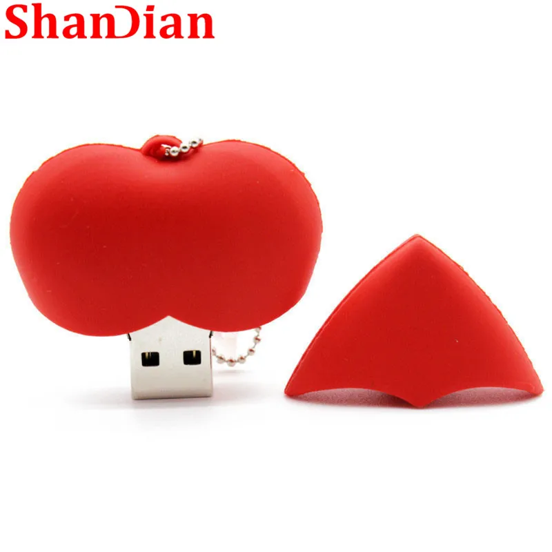 Usb флеш накопитель SHANDIAN в форме сердца 4/16/32/64 ГБ|USB флэш-накопители| |