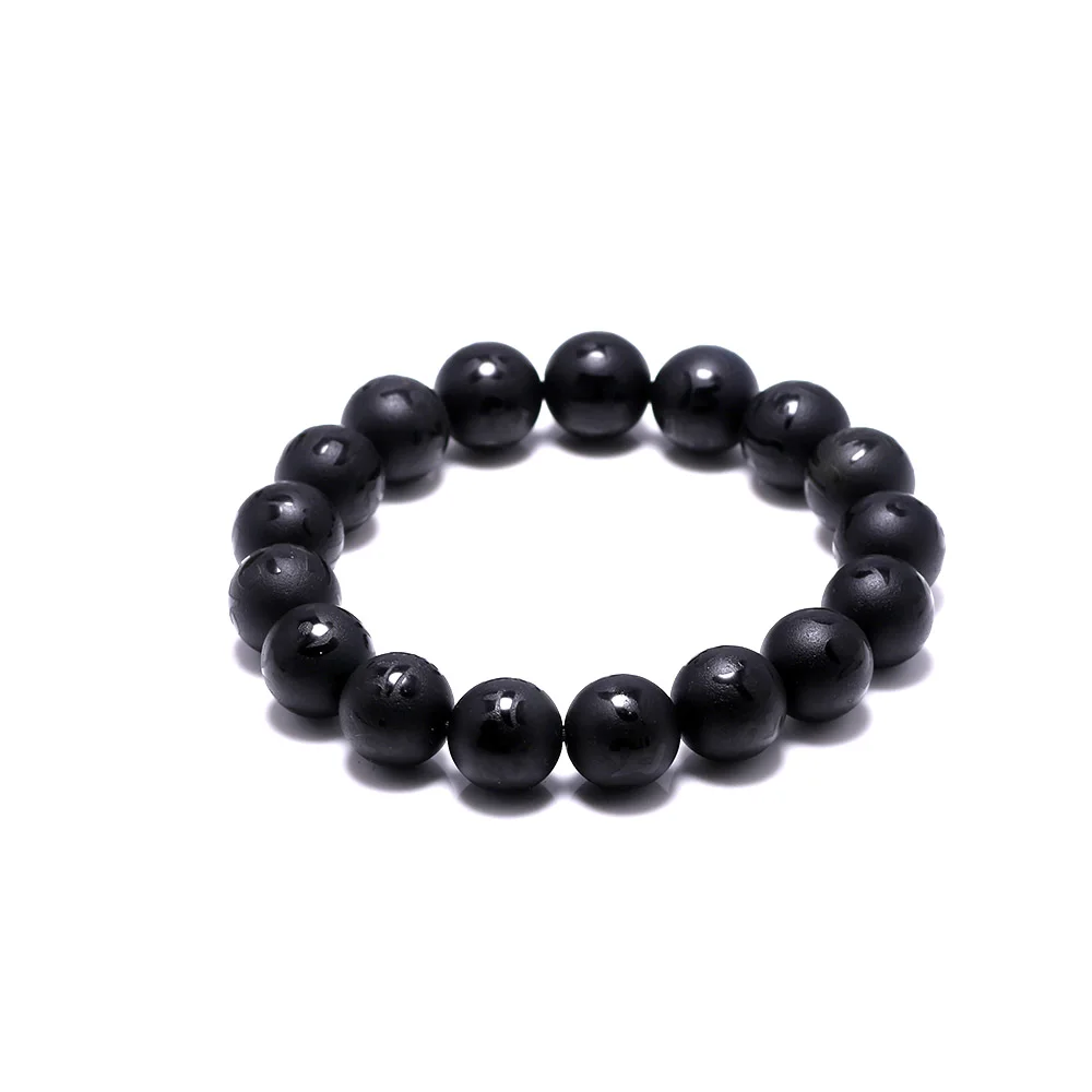 Браслеты с натуральным радужным обсидиановым камнем для мужчин и женщин
