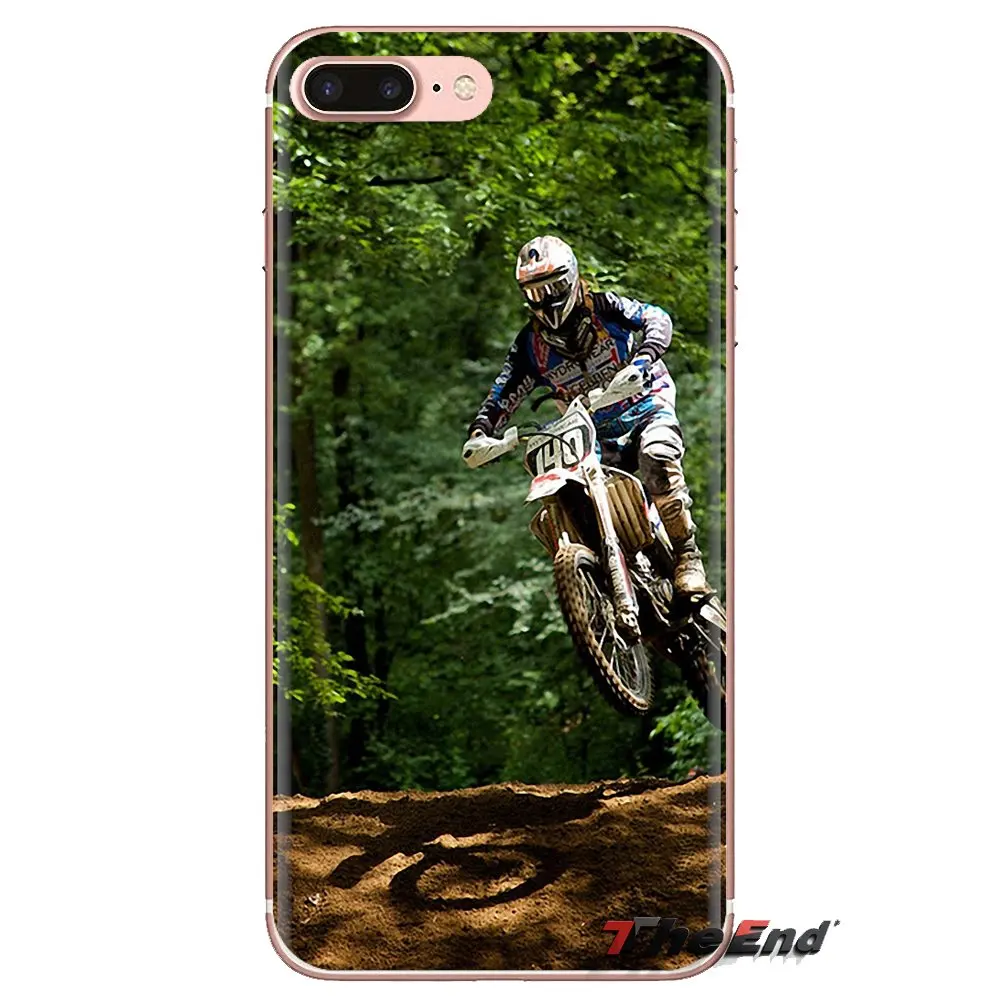 Велосипеды грязи moto rcycle Racing Cross силиконовые чехлы для iPod Touch Apple iPhone 4 4s 5 5S SE 5C 6 6S 7 8 X