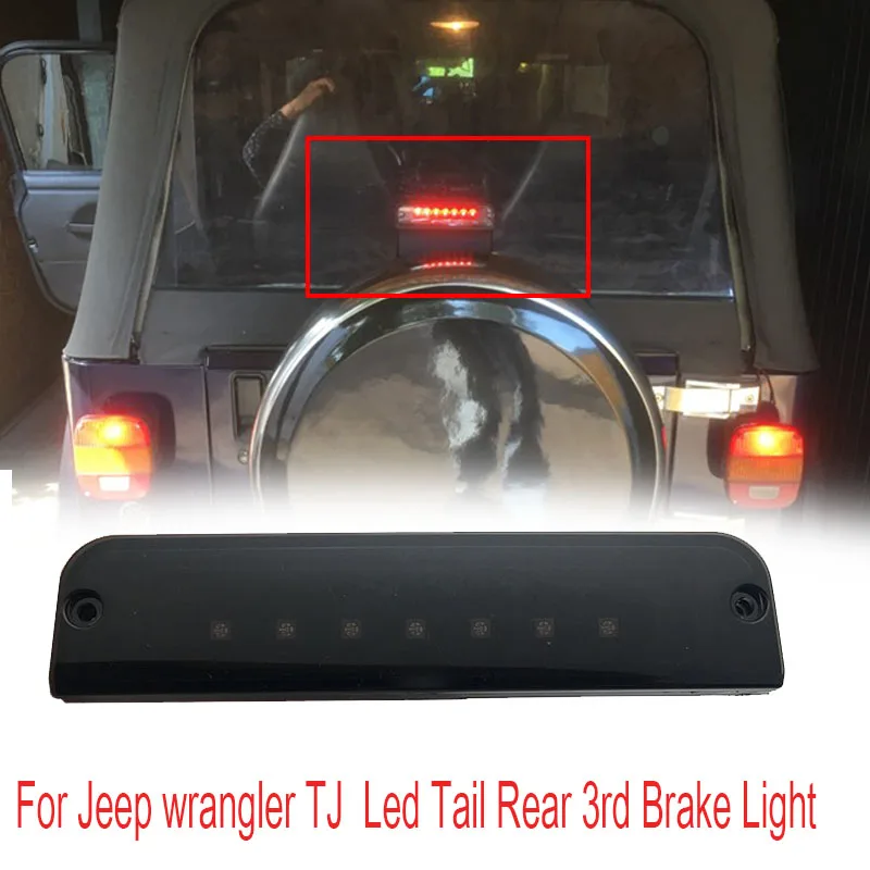 

Third Red Smoke/Clear Tail Rear Brake Stop LED Light Rear Lamp Car For Jeep Wrangler TJ 1997 1998 1999 2000 2001 2003 2005 2006