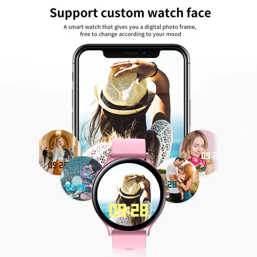 

QW13 1.28" Smart Watch Men Women Full IPS Touch IP67 Waterproof Fitness Tracker Heart Rate Monitor Pedometer Sport Smartwatch