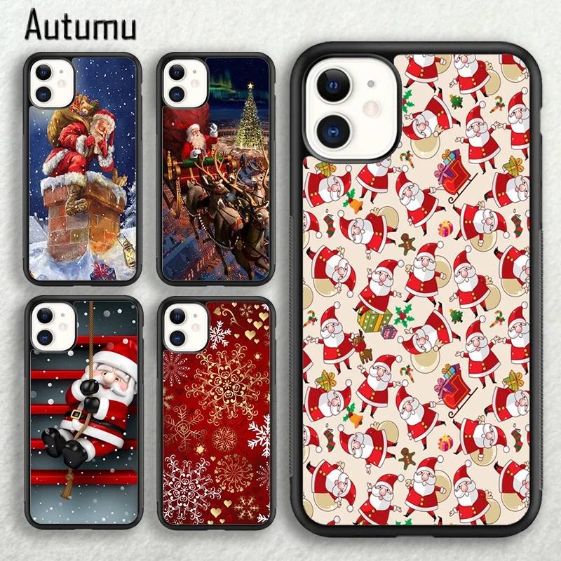 Чехол для телефона чехол iPhone 12 мини X XS XR 11 Pro Max SE 2020 5 6S 7 8 плюс coque с Рождеством С