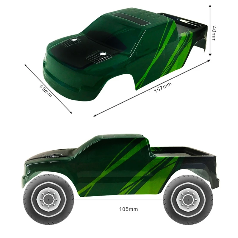 Для HBX 2138 1/24 RC Корпус кузова автомобиля 38B01/2 часть для корпус | Игрушки и хобби