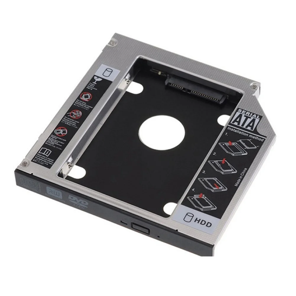 12,7 мм 2,5 дюйма SATA жесткий диск лоток DVD-ROM оптический Корпус для жесткого диска для ПК ноутбук металлический монтажный адаптер кронштейн жесткий диск