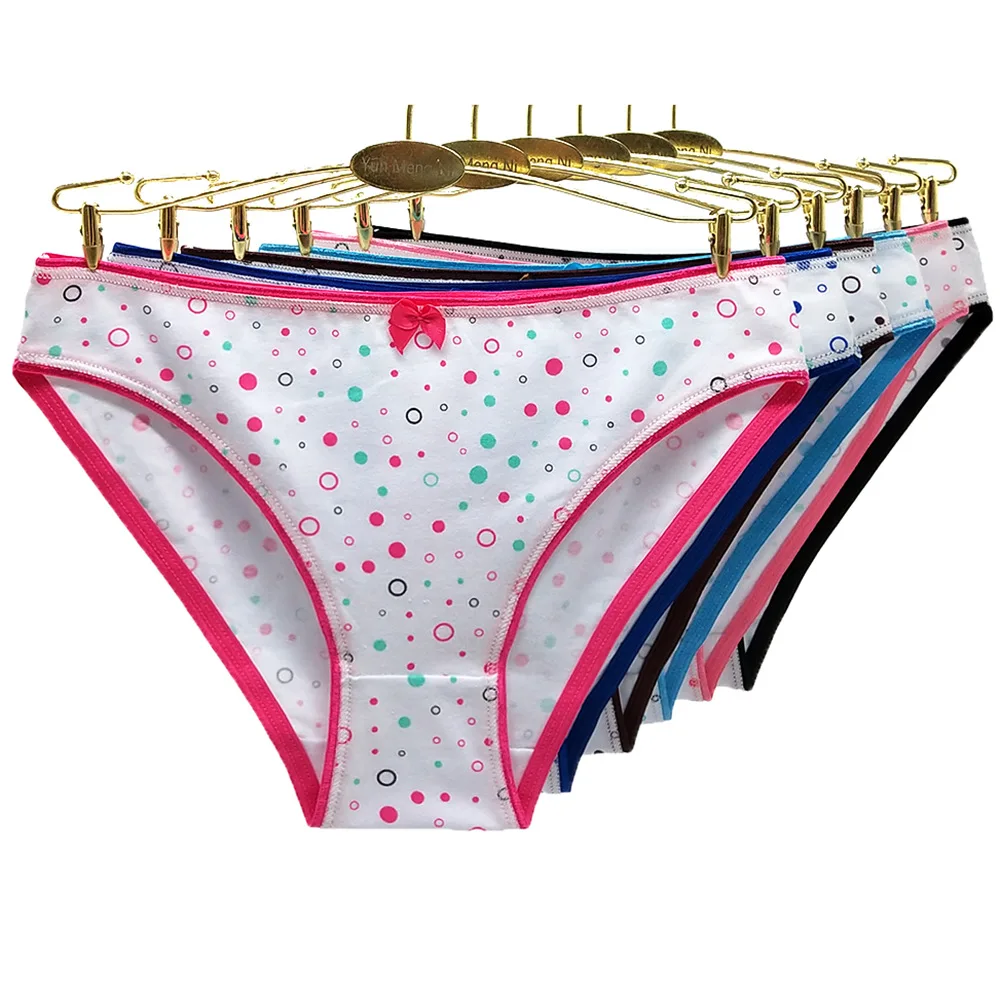 

Alyowangyina 6 pcs/lot 6 colour Cotton Panty Solid Women's Panties Comfort Underwear Briefs Women Sexy Panty Intimates 89381