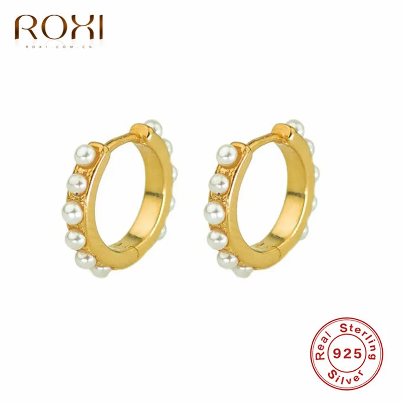 Женские серьги-гвоздики из серебра 925 пробы с пресноводным жемчугом | Украшения и