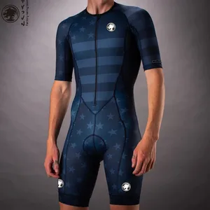 Tyzvn triathlon suit men bodysuit jersey skinsuit ciclismo bicycle splash clothes speed Knitted sets in USA (United States)