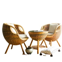 indoor living room decor waterproof colored cane rattan egg chairs
