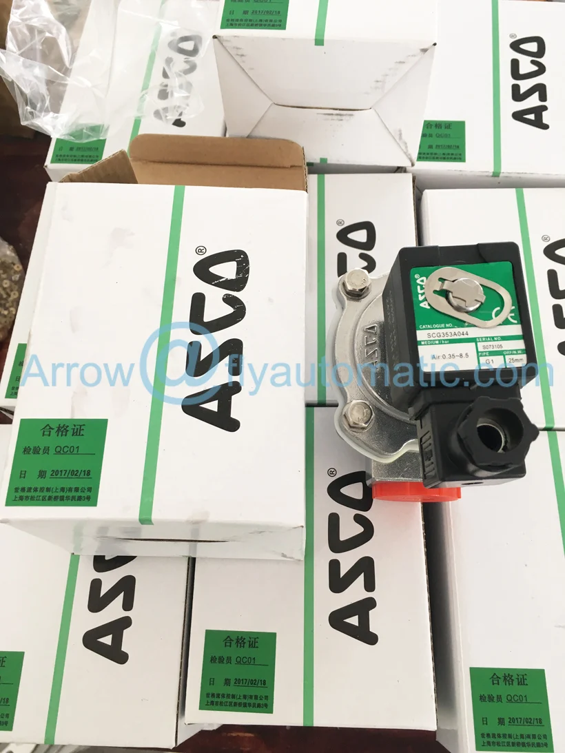 ASCO SCG353A044 " 2/2 way с алюминиевой резьбой одноступенчатый импульсный струйный клапан