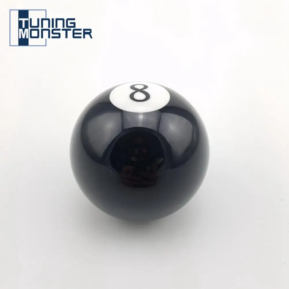 

Tuning Monster 8 Ball 54mm M12*1.25 Gear Knob / Short shifter Knob For Universal Car Acrylic BLACK