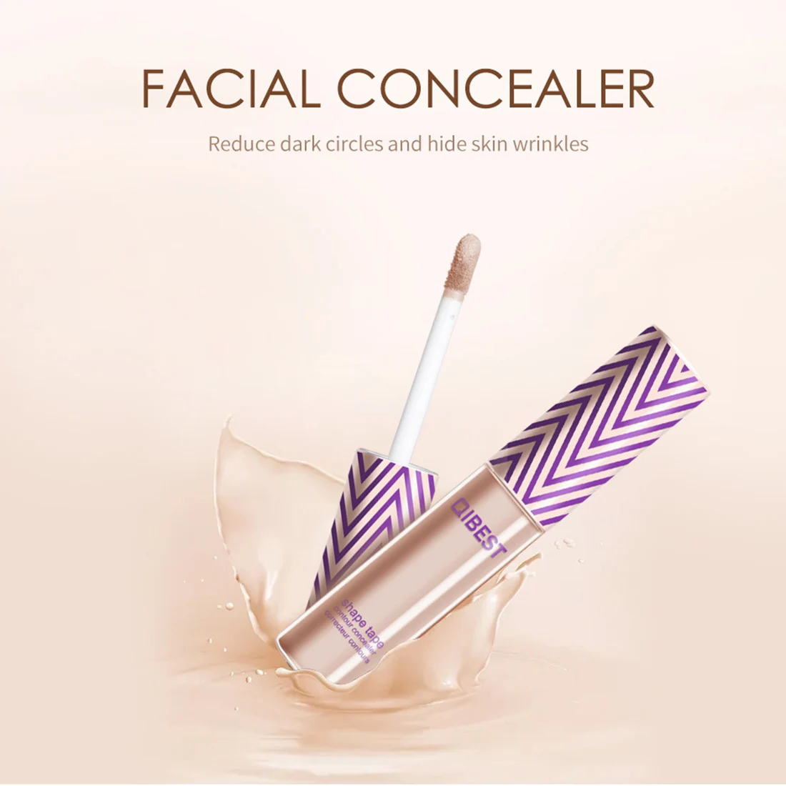 QIBEST консилер водонепроницаемый макияж полное покрытие жидкий стойкий контур