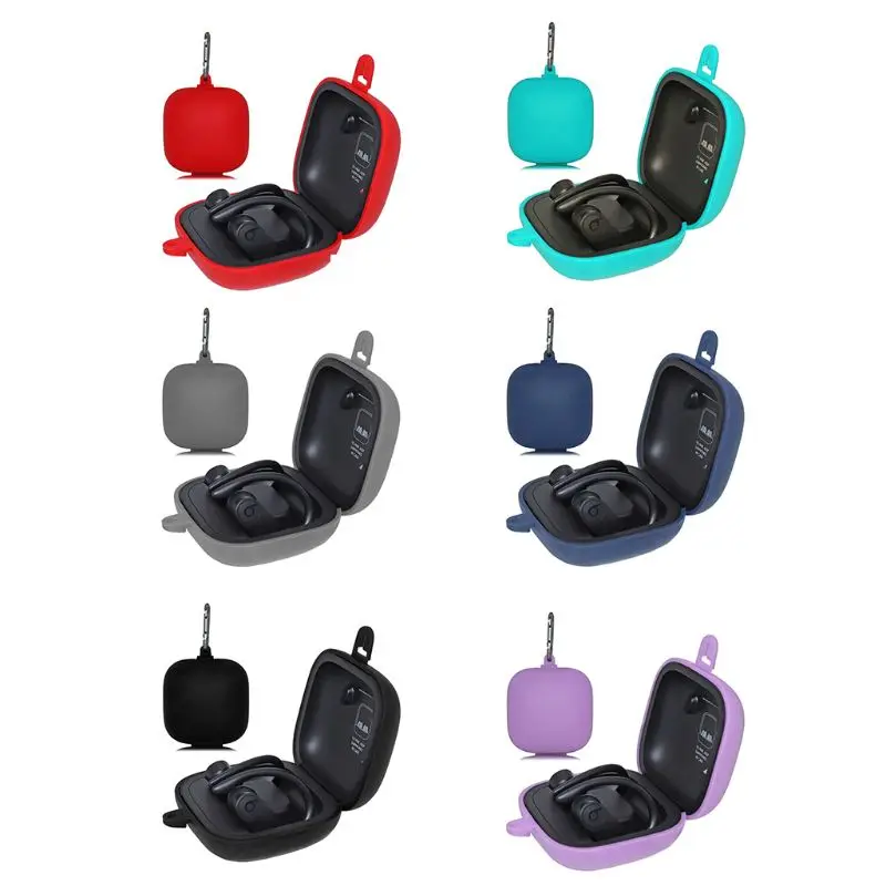 

Anti Scratch Soft Silicone Storage Bag Carrying Case Wallet Pouch for Beats Powerbeats Pro Totally Wireless Bluetooth Earphones