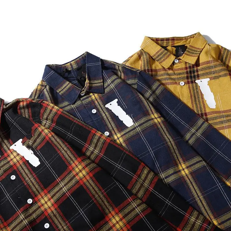 

2021 Men Shirts Women Long Sleeve High Quality Casual Letter Printed Hip Hop Style Clothes With Label Box