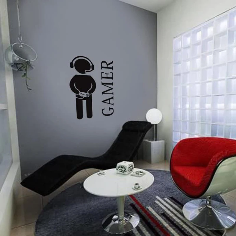40*60 см геймер стикер на стену игра музыкант резные полые обои s для дома стены