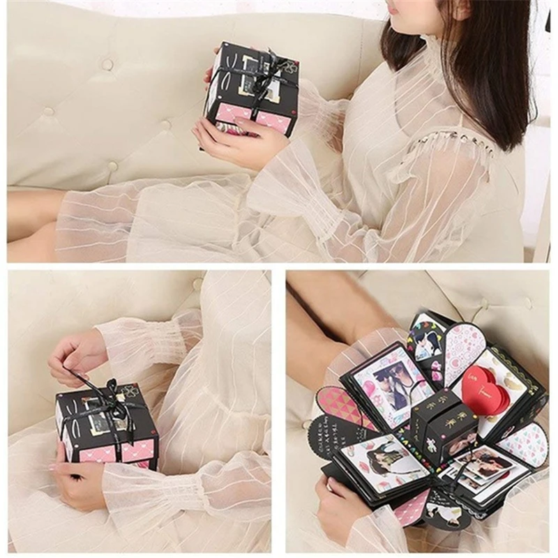 Креативная Взрывная коробка скрапбукинга DIY для фотоальбома Свадебное