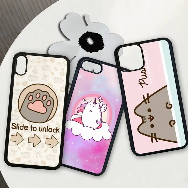 YNDFCNB Pusheen cat TPU + PC мягкий чехол для iphone se 2020 6 6s 7 8 plus x xs max xr 11 12 pro funda | Мобильные