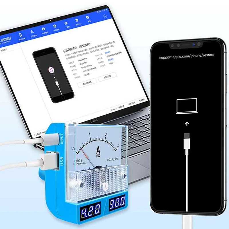 Фото Интеллектуальный измеритель мощности JC Epower EP01, 3 А, 15 В постоянного тока, защита от короткого замыкания, для ремонта материнской платы мобиль... №3