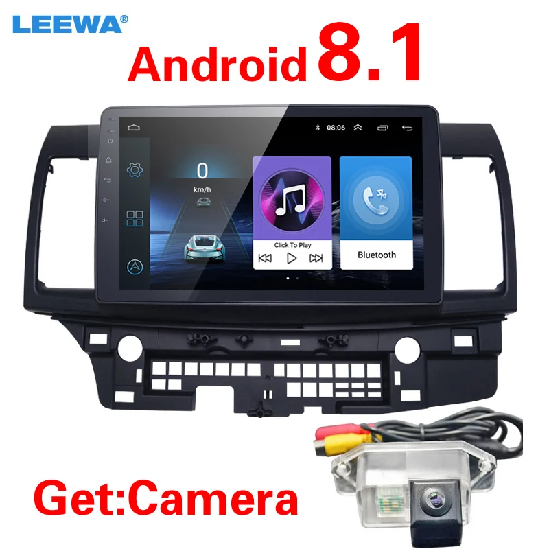 Автомобильный медиаплеер LEEWA автомобильный с GPS Navi Radio на платформе Android 6 0 большим