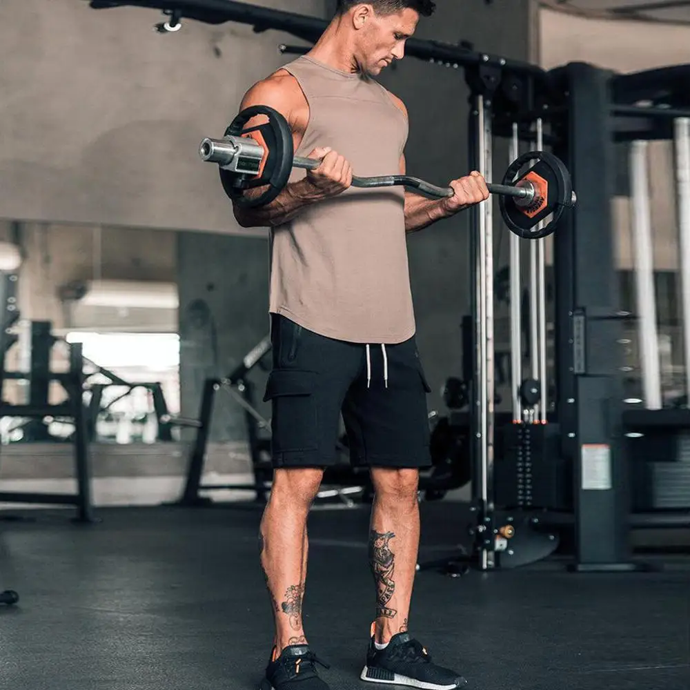 Мужские шорты для бега быстросохнущие тренировок бодибилдинга тренажерного