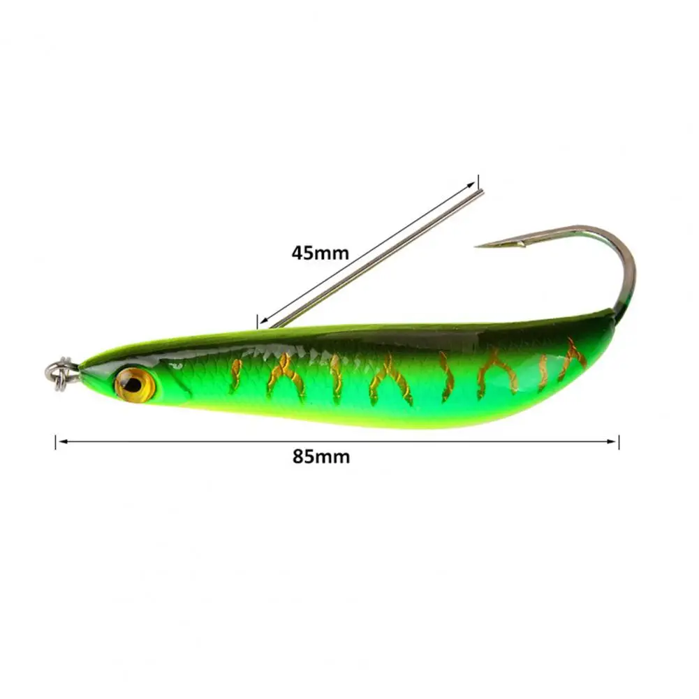 

8.5cm 19.9g Fishing Lure Lifelike Simulation Metal Pre-Rigged Sinking Lure for Saltwater Freshwater Lures