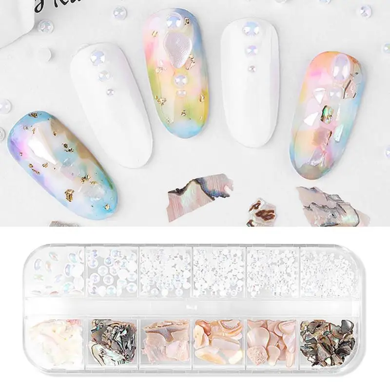 1 коробка Смешанные Красочные Стразы для ногтей 3D хрустальные камни дизайна