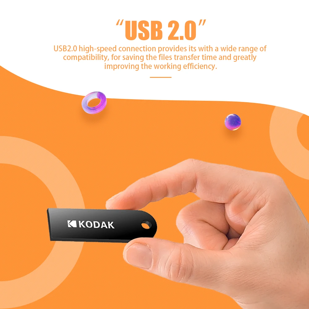 Мини металлический usb флеш-накопитель Kodak K212, 16 ГБ, 32 ГБ, 64 ГБ, флеш-накопитель, флешка, usb 2,0, флешка