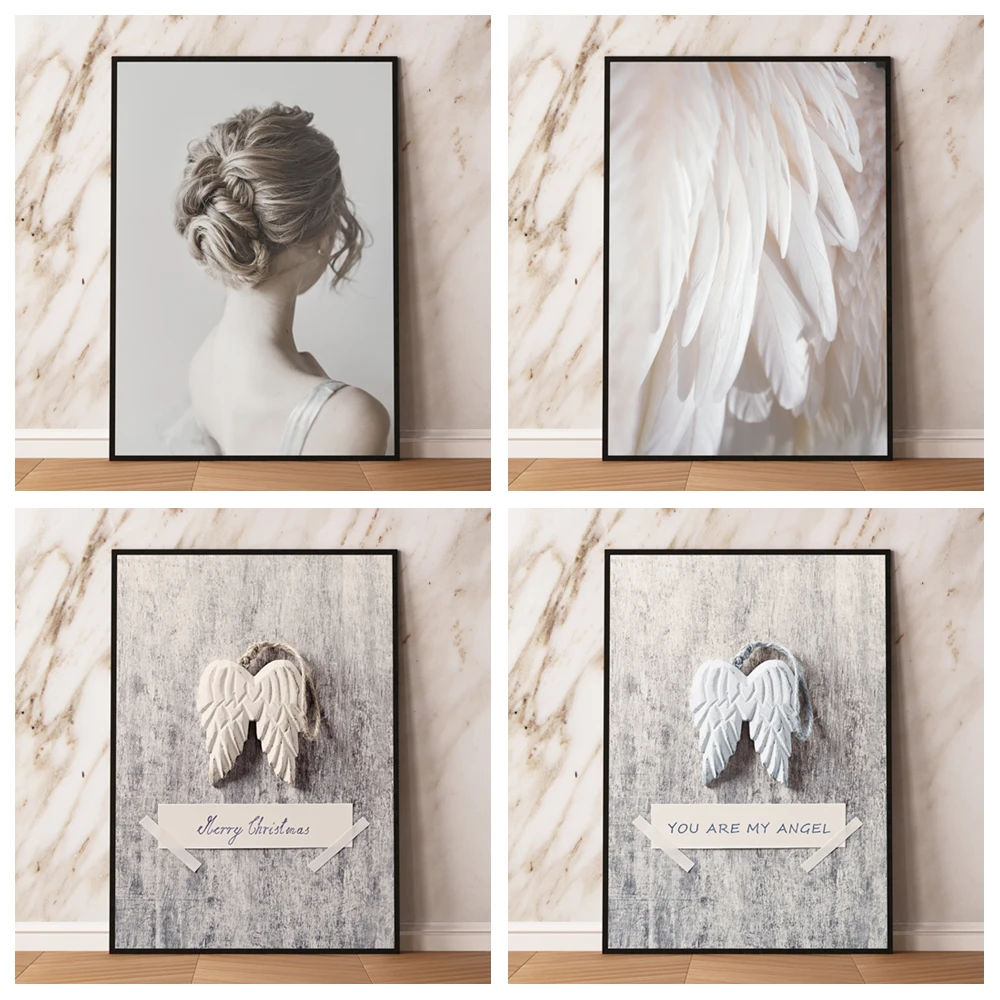 Современный дизайн стиль красивый вид сзади Пляжная ракушка семейный настенный